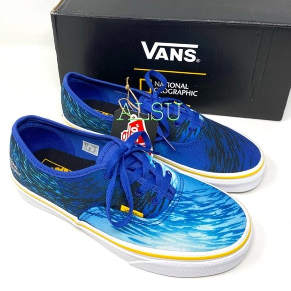 💖MEGA SALE💖VANS National Geographic Shoes Era Blue Women's 5.5 | 6 VN0A2Z5I002 - Picture 11 of 12